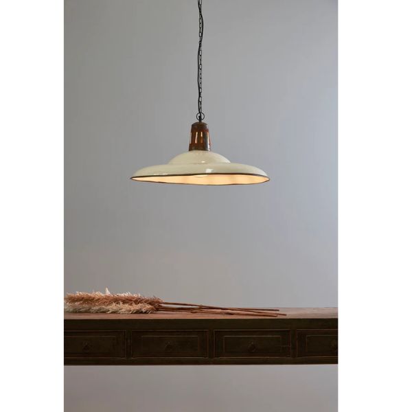 Zaffero ZETLAND Pendant - Enamelled Iron Dish-Zaffero-Ozlighting.com.au
