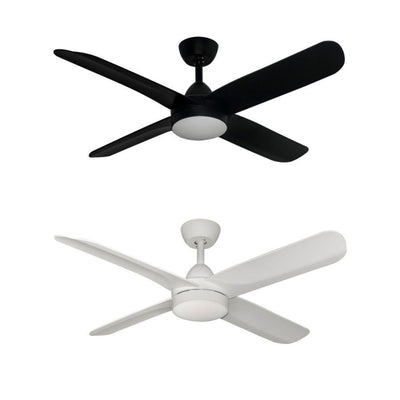 Airborne ACTIV-52-LIGHT - 4 Blade 1320mm 52" Hybrid DC Ceiling Fan With Tricolour LED Light-Airborne-Ozlighting.com.au