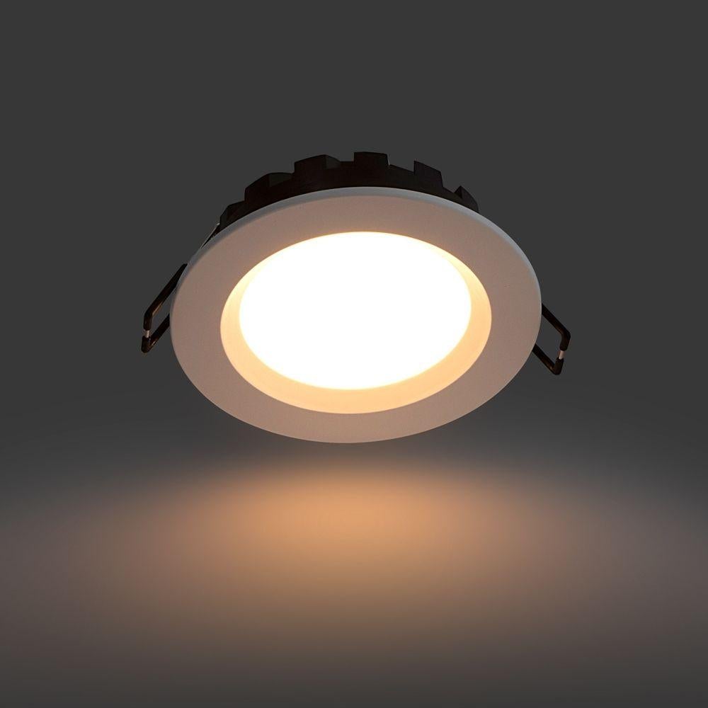 Atom ALTIUS - 7W LED 4-CCT Colour Switchable Dimmable Interchangeable Trim Downlight IP44-Atom Lighting-Ozlighting.com.au