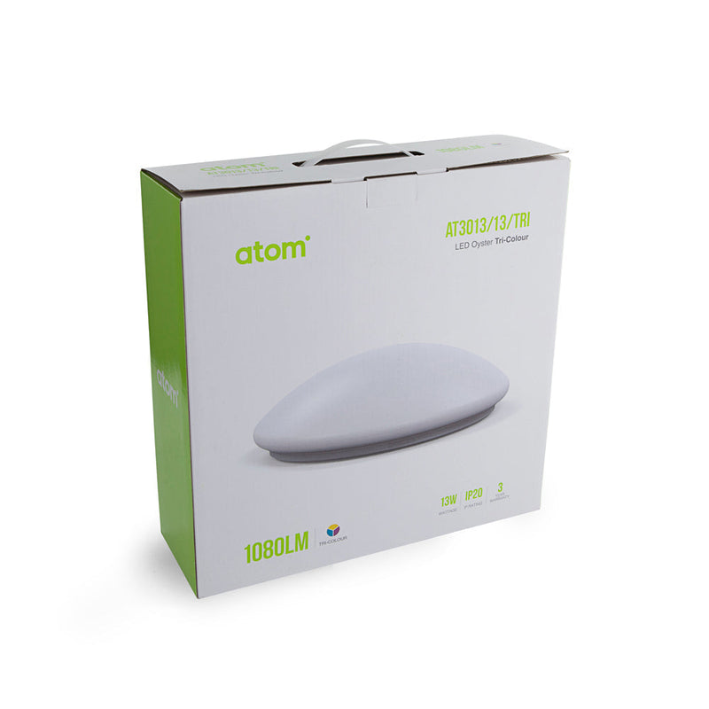 Atom AT3013 - 26W Opal Acrylic LED Oyster IP20-Atom Lighting-Ozlighting.com.au