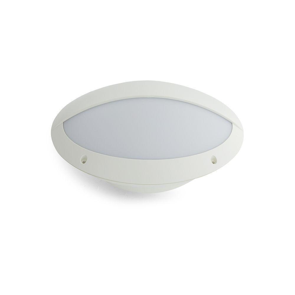 Atom AT3016 LED Bunker Ceiling/Wall Light - 12W, 4000K, IP65, Round, Oval-Atom Lighting-Ozlighting.com.au