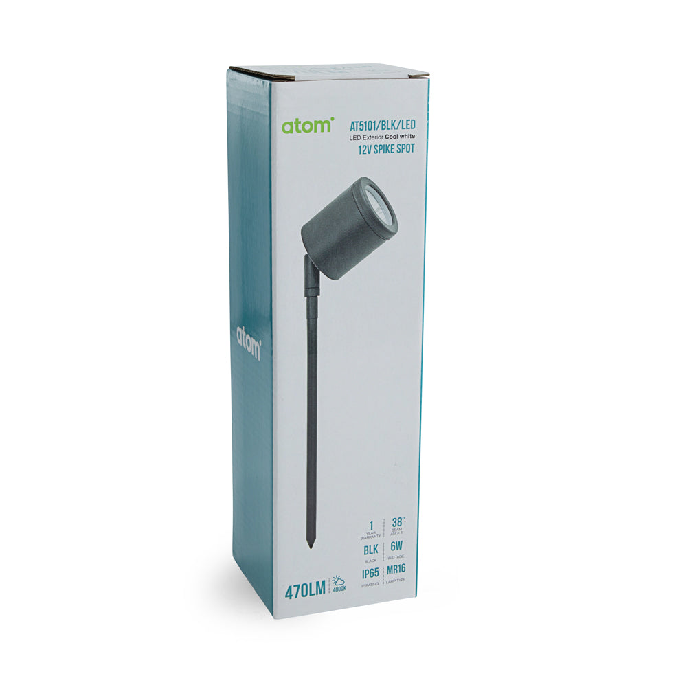 Atom AT5101 - 6W Led Garden Spike Light IP65 12V-Atom Lighting-Ozlighting.com.au