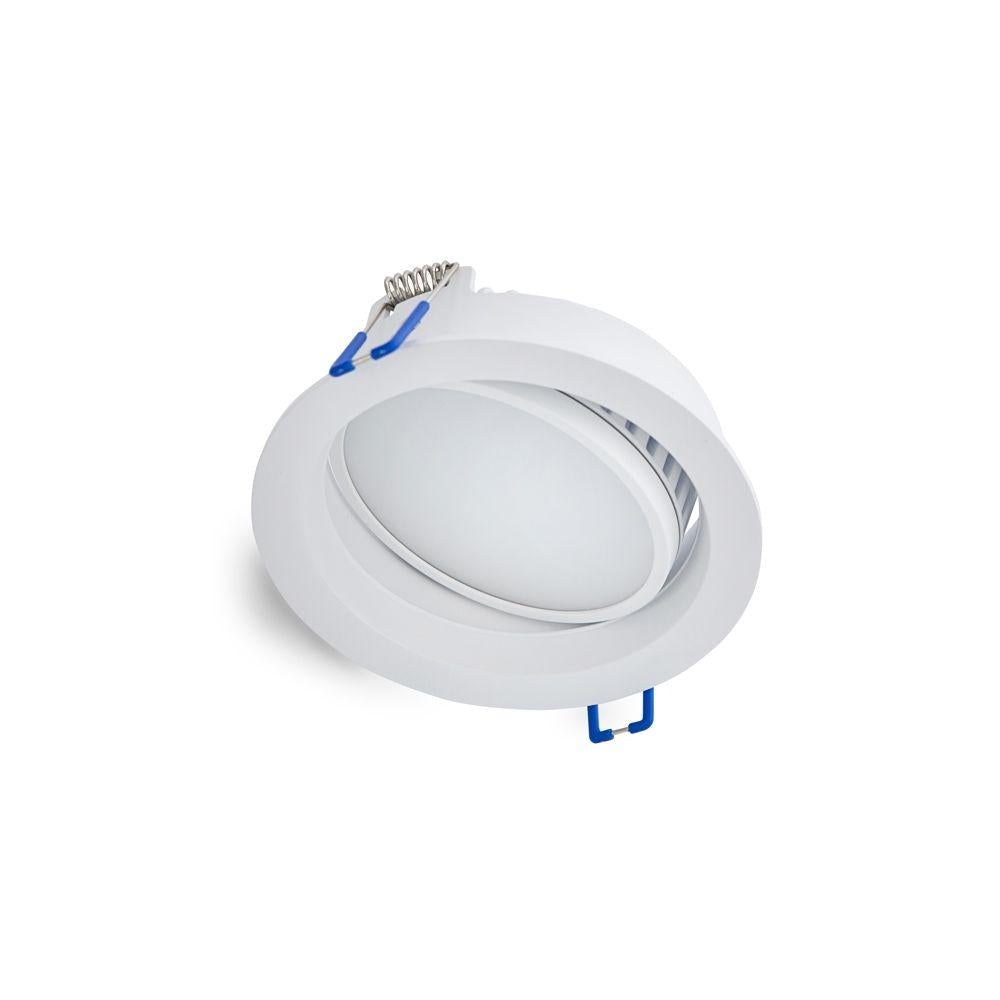 Atom AT9020 LED Downlight - 13W, Dimmable, IP20, Round, Tilt, Adjustable-Atom Lighting-Ozlighting.com.au