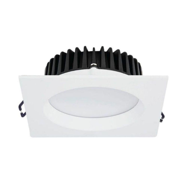 Atom AT9021 - 12W LED Tri-Colour Dimmable Square Deep Face Downlight IP44-Atom Lighting-Ozlighting.com.au