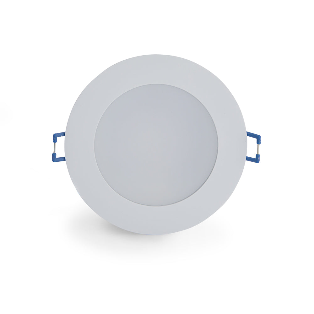 Atom AT9027 - 9W LED Dimmable Round Flat Face Downlight IP20 - 3000K-Atom Lighting-Ozlighting.com.au