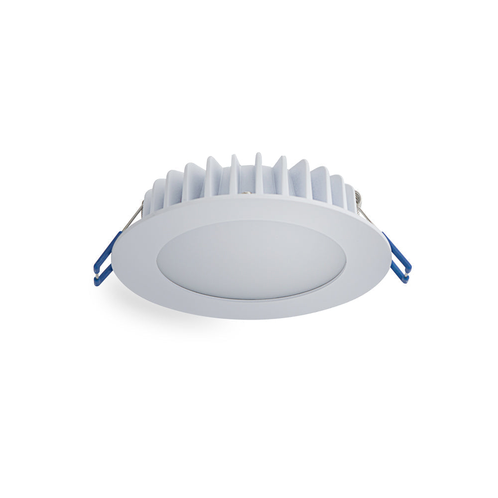 Atom AT9027 - 9W LED Dimmable Round Flat Face Downlight IP20 - 3000K-Atom Lighting-Ozlighting.com.au