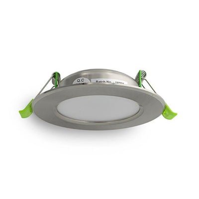 Atom AT9036 - 9W LED Dimmable Mini Round Flat Face Downlight IP44 - 3000K/4000K-Atom Lighting-Ozlighting.com.au