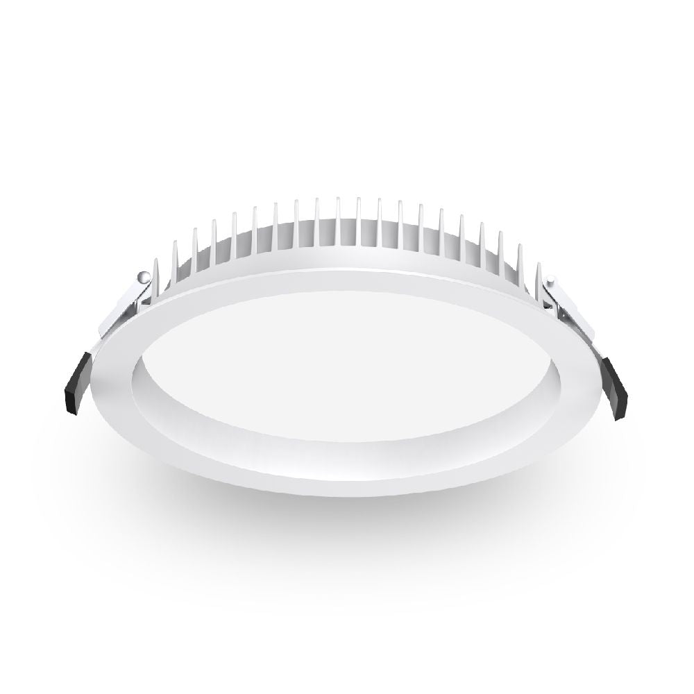 Atom AT9045 - 12W/18W/25W/35W LED Tri-Colour Dimmable Commercial Downlight IP54-Atom Lighting-Ozlighting.com.au
