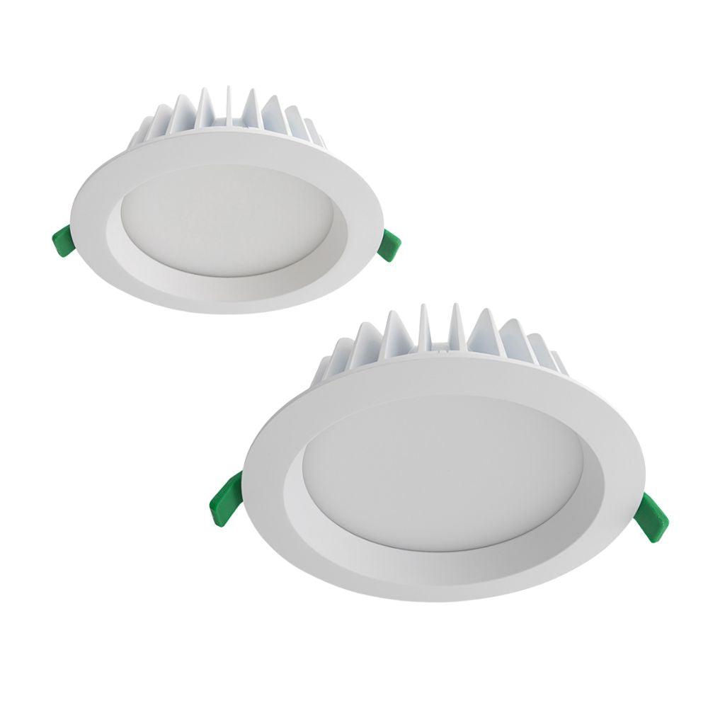 Atom AT9060/1 LED Downlight - 20W/30W, Dimmable, IP54, Recessed-Atom Lighting-Ozlighting.com.au