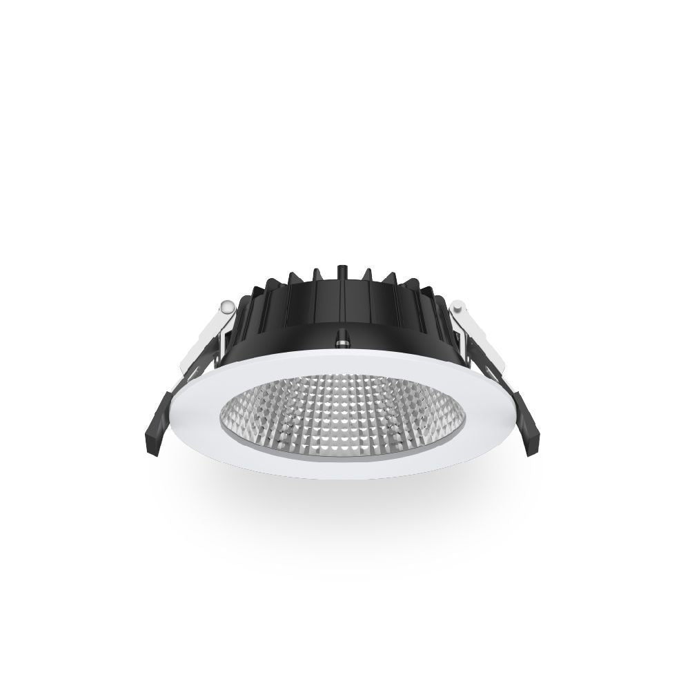 Atom AT9087 SER II LED Downlight - 12W/16W/24W/30W, Tri-Colour, Dimmable, IP44, Commercial-Atom Lighting-Ozlighting.com.au
