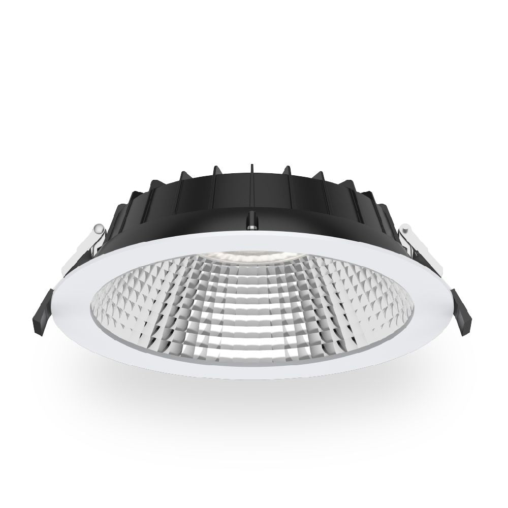 Atom AT9087 SER II LED Downlight - 12W/16W/24W/30W, Tri-Colour, Dimmable, IP44, Commercial-Atom Lighting-Ozlighting.com.au