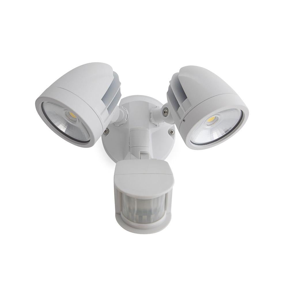 Atom AT9133 - 24W LED Twin Spotlight with Sensor IP44-Atom Lighting-Ozlighting.com.au