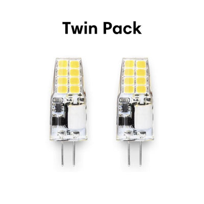 Atom AT9470 - 2.5W LED 12V DC G4 Bi-Pin Globe IP20 - Twin Pack - DRIVER REQUIRED-Atom Lighting-Ozlighting.com.au