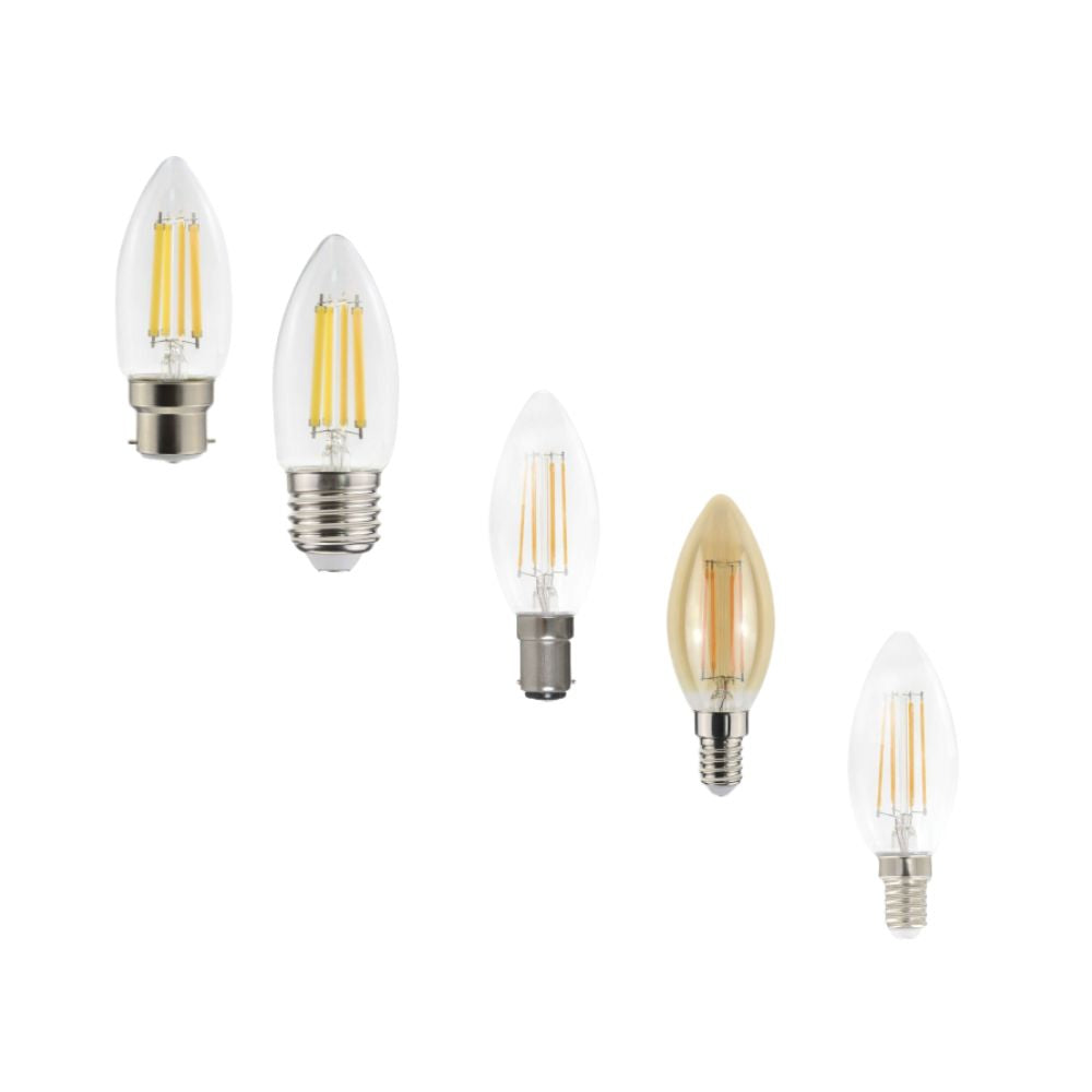 Atom AT9471 - 5W Candle LED Filament IP20-Atom Lighting-Ozlighting.com.au