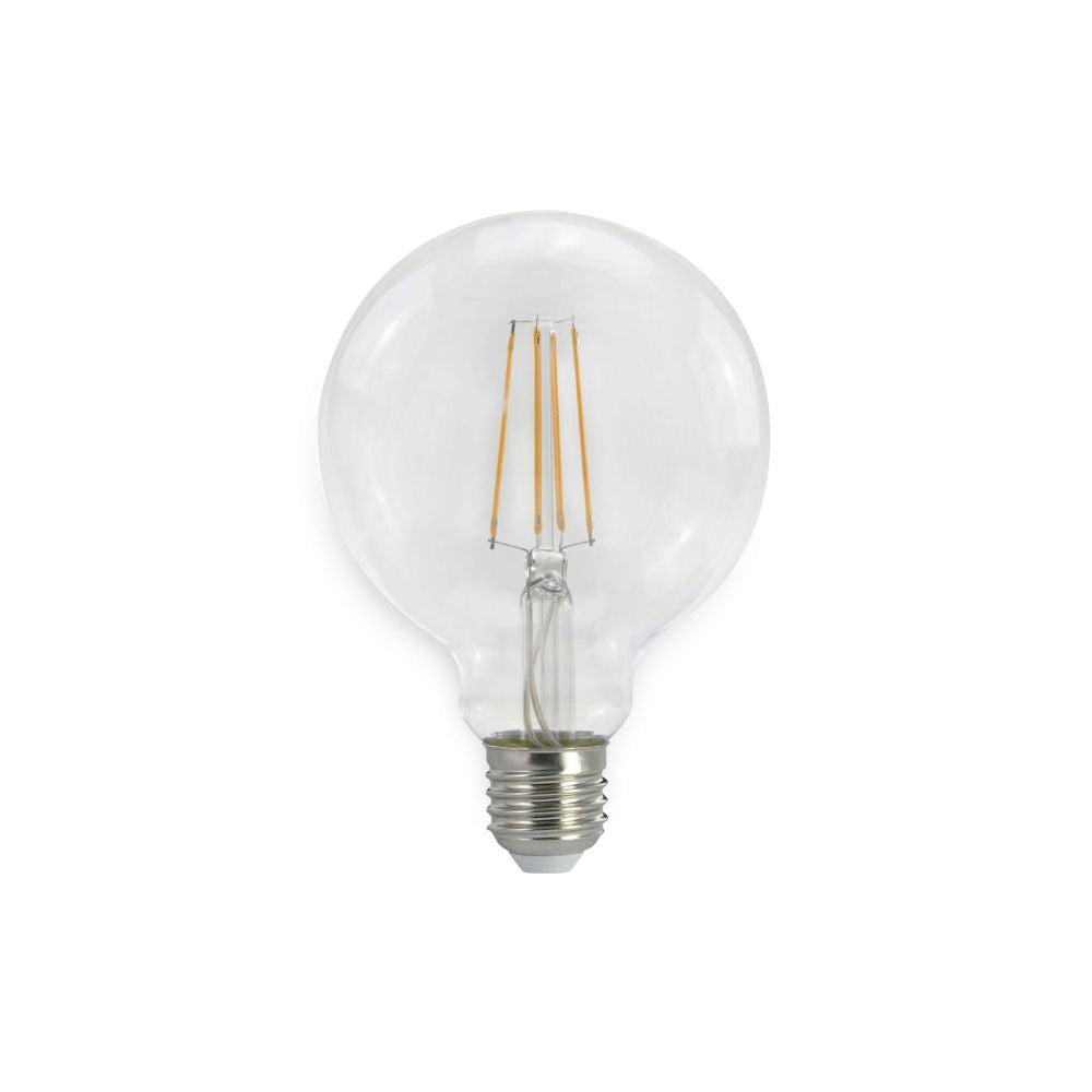 Atom AT9477 - 8W LED Dimmable G95 Spherical Shape Filament Glass Globe 2700K - E27-Atom Lighting-Ozlighting.com.au