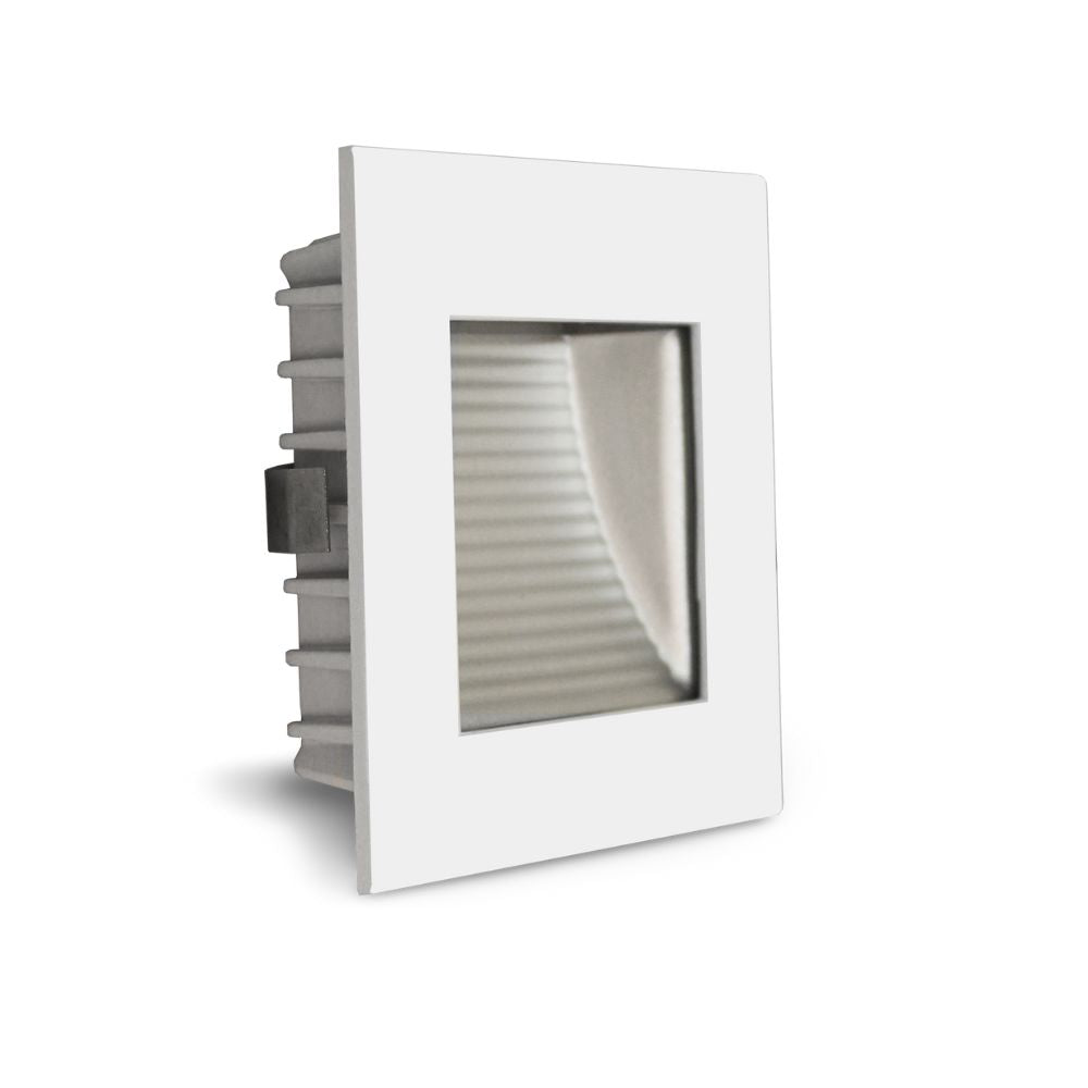 Atom AT9500 - 2W Square Recessed LED Step Light IP44-Atom Lighting-Ozlighting.com.au