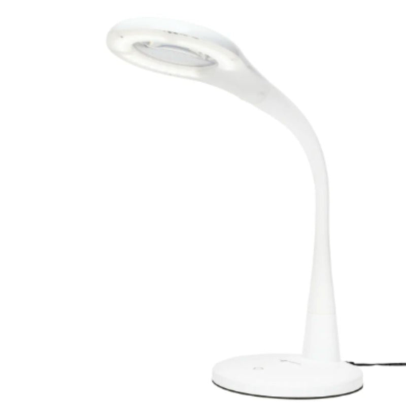 Brilliant AUGGIE - 6W LED Magnifier Desk Lamp IP20 5000K-Brilliant Lighting-Ozlighting.com.au