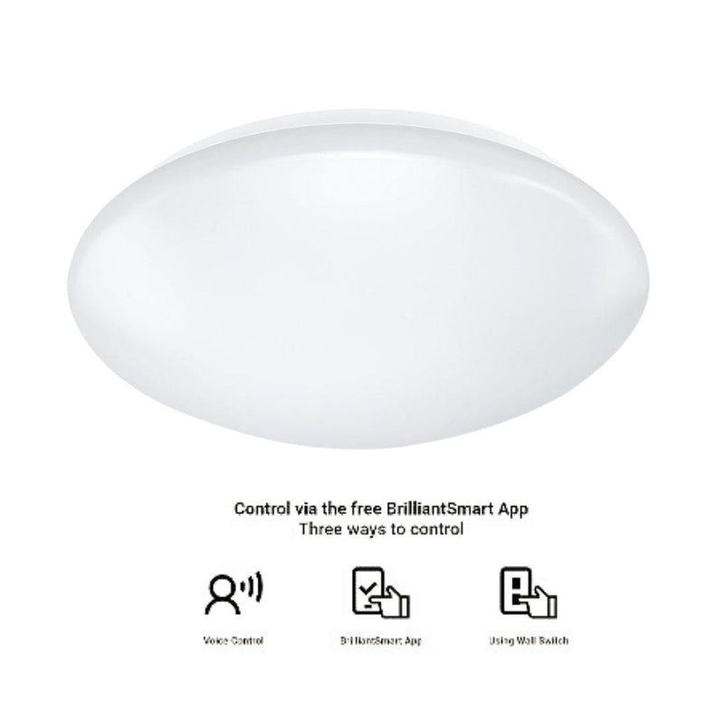 Brilliant CORDIA-SMART - 24W Colour Tuneable White LED Round Ceiling Light-Brilliant Lighting-Ozlighting.com.au