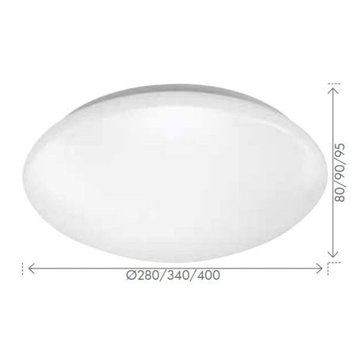 Brilliant CORDIA-TRI - 12W/18W/24W Tricolour Switchable LED Round Ceiling Light-Brilliant Lighting-Ozlighting.com.au