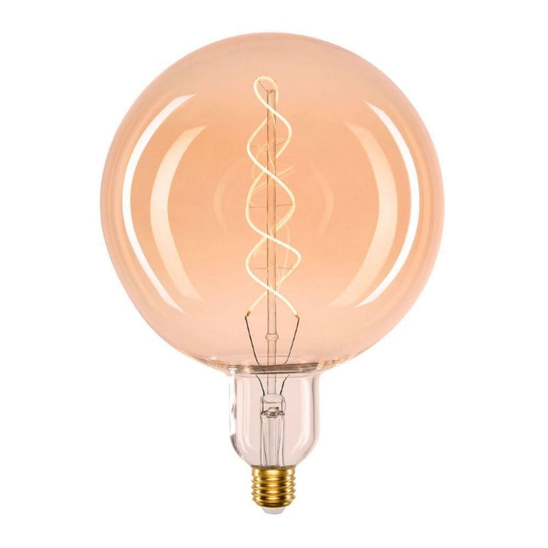 Brilliant COSMOS - 4W LED Maxi G200 Spherical Shape Decorative Vintage Filament Amber Globe - E27-Brilliant Lighting-Ozlighting.com.au