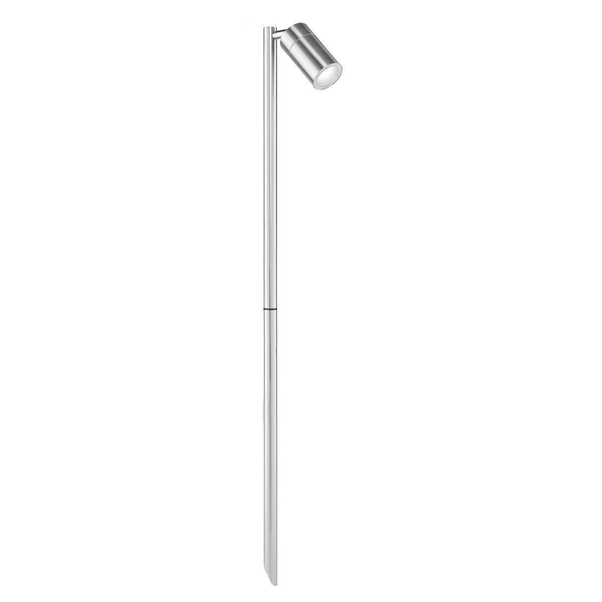 Brilliant DENVER-II - Single/Twin Light 12V Exterior LED Garden Path Spike Light Stainless Steel - DRIVER REQUIRED-Brilliant Lighting-Ozlighting.com.au