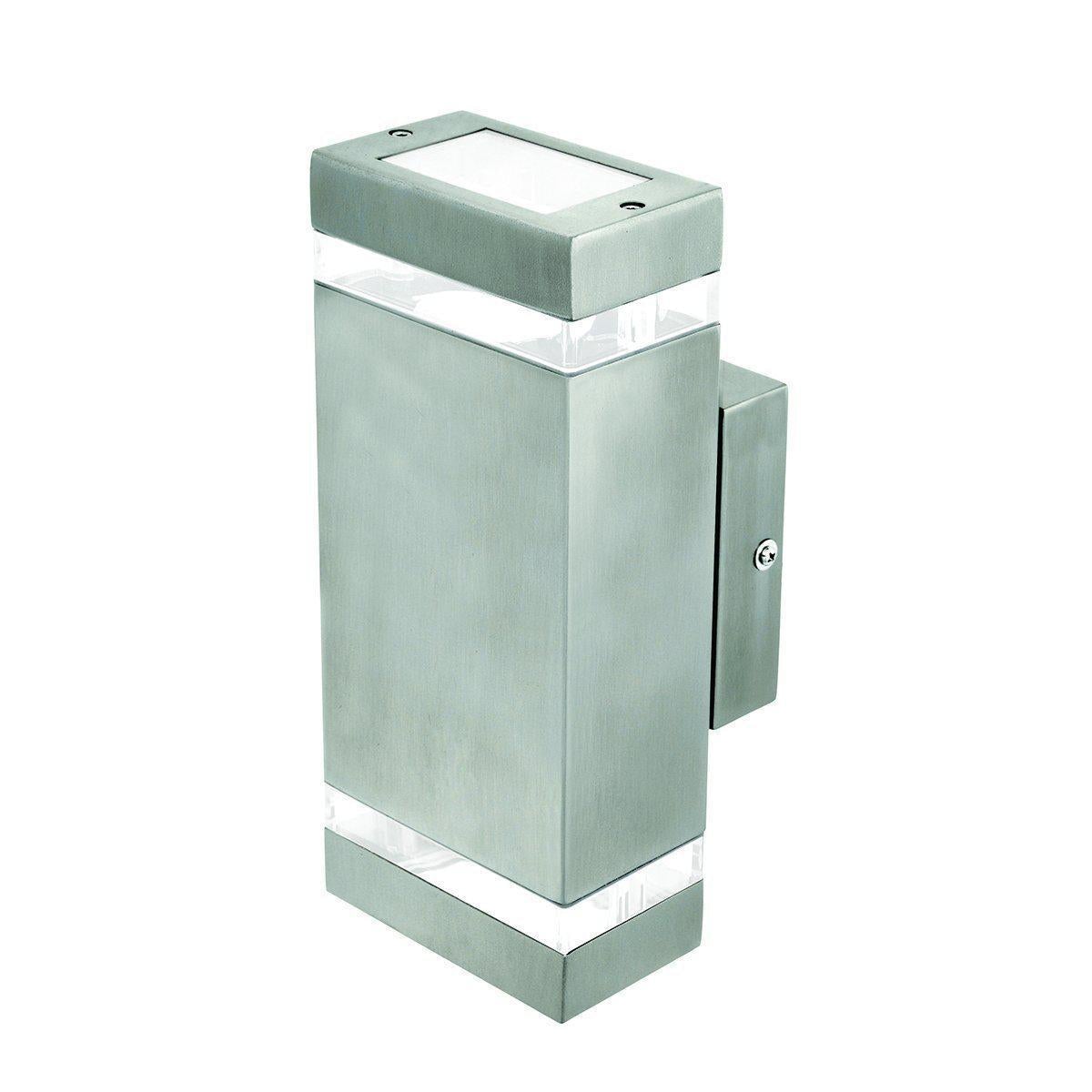 Brilliant ENTASIS-2WB Outdoor Up/Down Wall Light - 2XGU10 Modern, IP44-Brilliant Lighting-Ozlighting.com.au