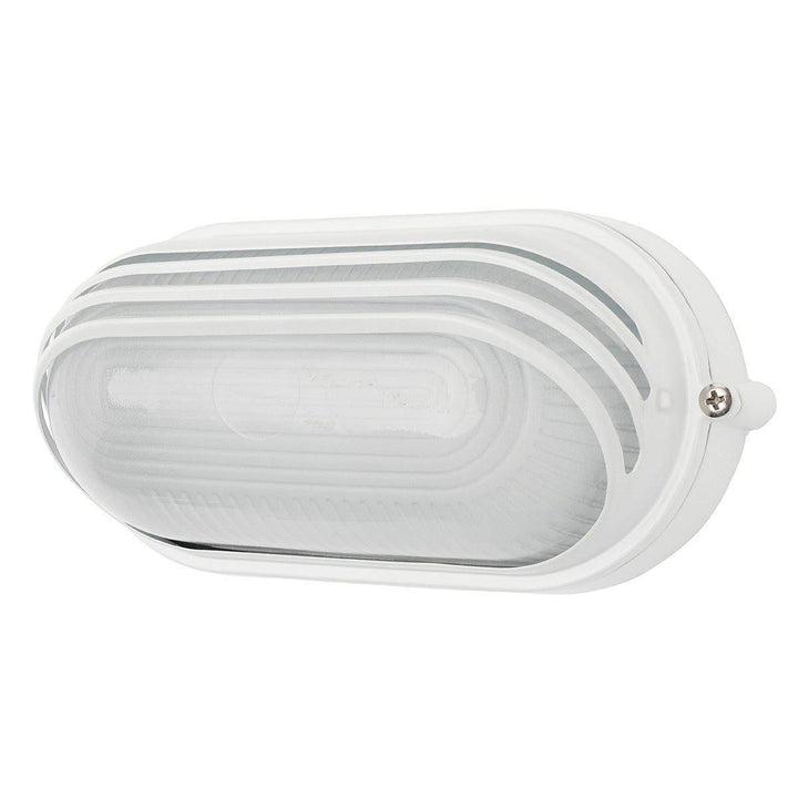 Brilliant ESSEX - 7.5W LED Exterior Plain/Eyelid Oval Bunker Light IP54 - 3000K-Brilliant Lighting-Ozlighting.com.au