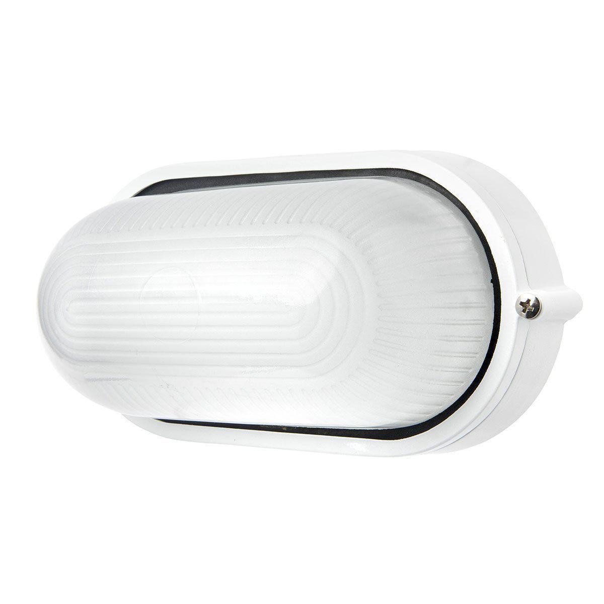 Brilliant ESSEX LED Outdoor Plain/Eyelid Oval Bunker Light - 7.5W, IP54, 3000K-Brilliant Lighting-Ozlighting.com.au