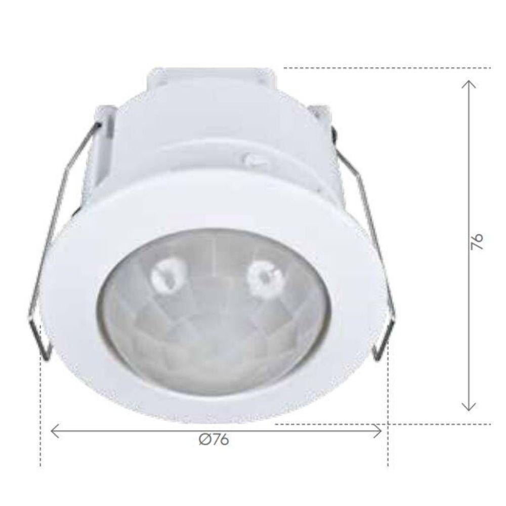 Brilliant EYE 360 Recessed Occupancy Sensor - PIR, (Series 2)-Brilliant Lighting-Ozlighting.com.au