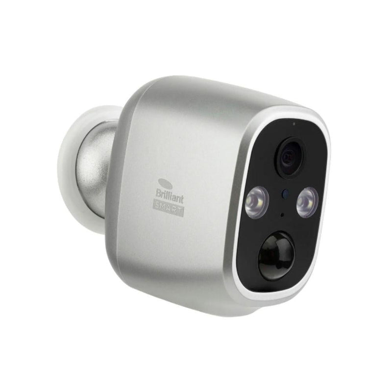 Brilliant FLARE-SMART - Smart WiFi Rechargeable Camera With Light IP65-Brilliant Lighting-Ozlighting.com.au