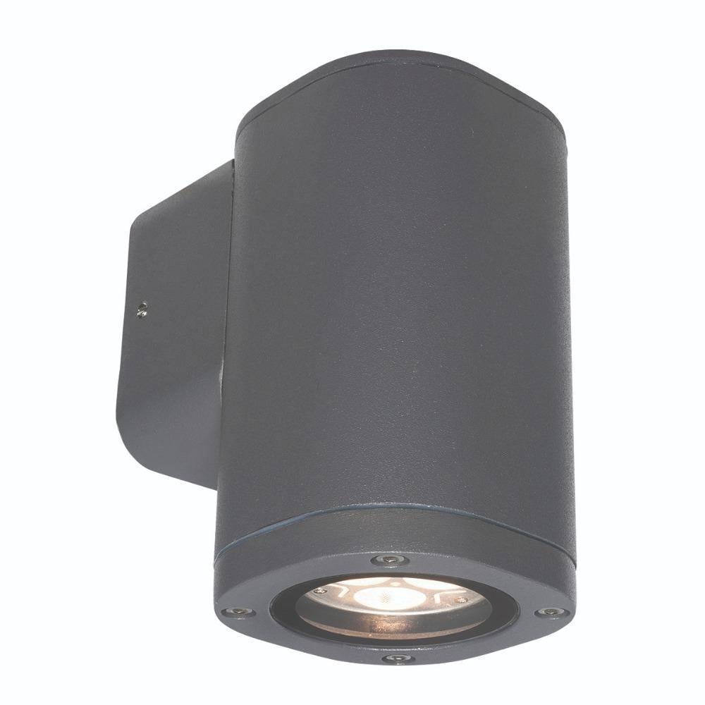 Brilliant GLENELG LED Outdoor Wall Light - 4W/8W, Down Only or Up/Down, GU10, IP65, 3000K-Brilliant Lighting-Ozlighting.com.au