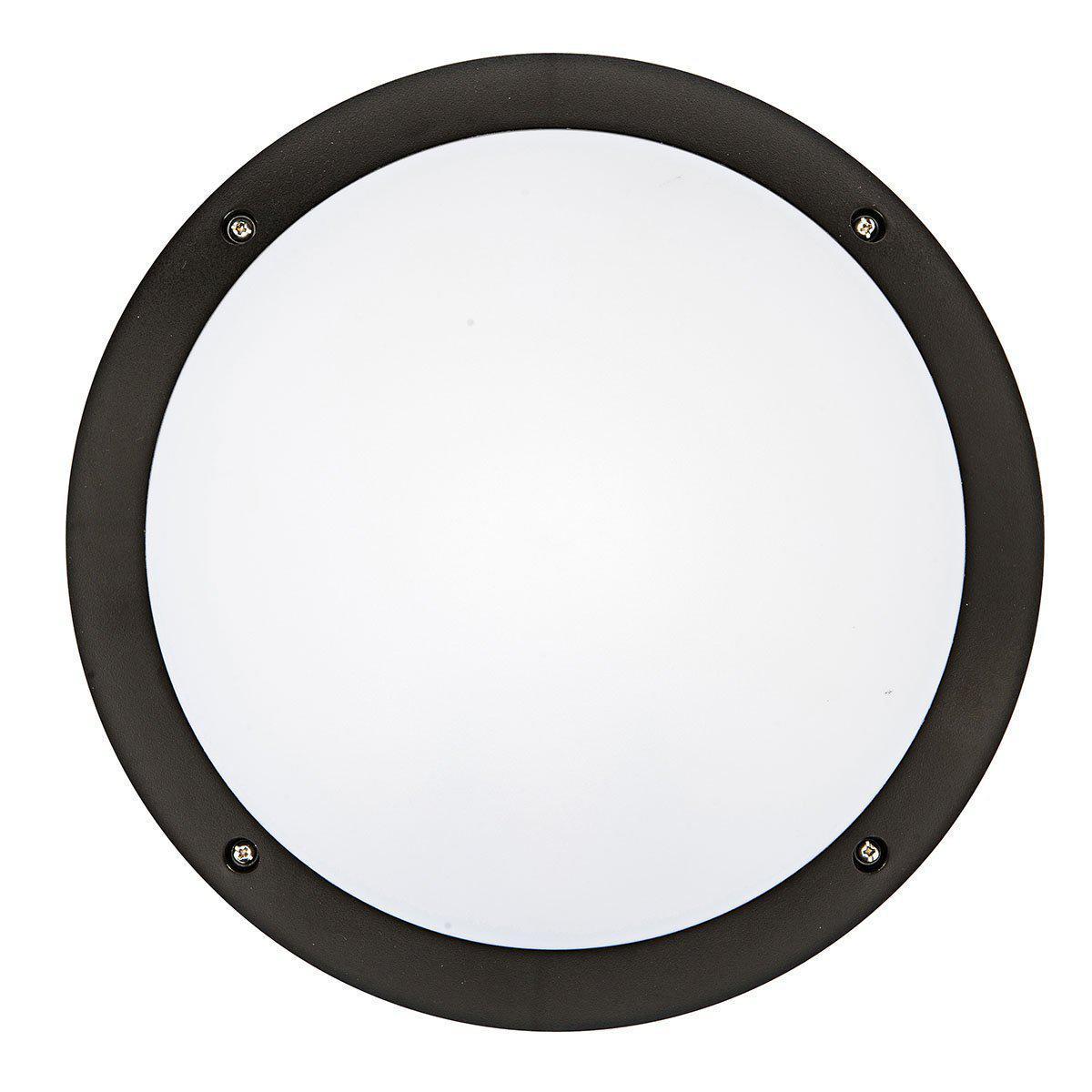 Brilliant HARDY Outdoor LED Plain Round Vandal Proof Bunker - 12W, IP66-Brilliant Lighting-Ozlighting.com.au