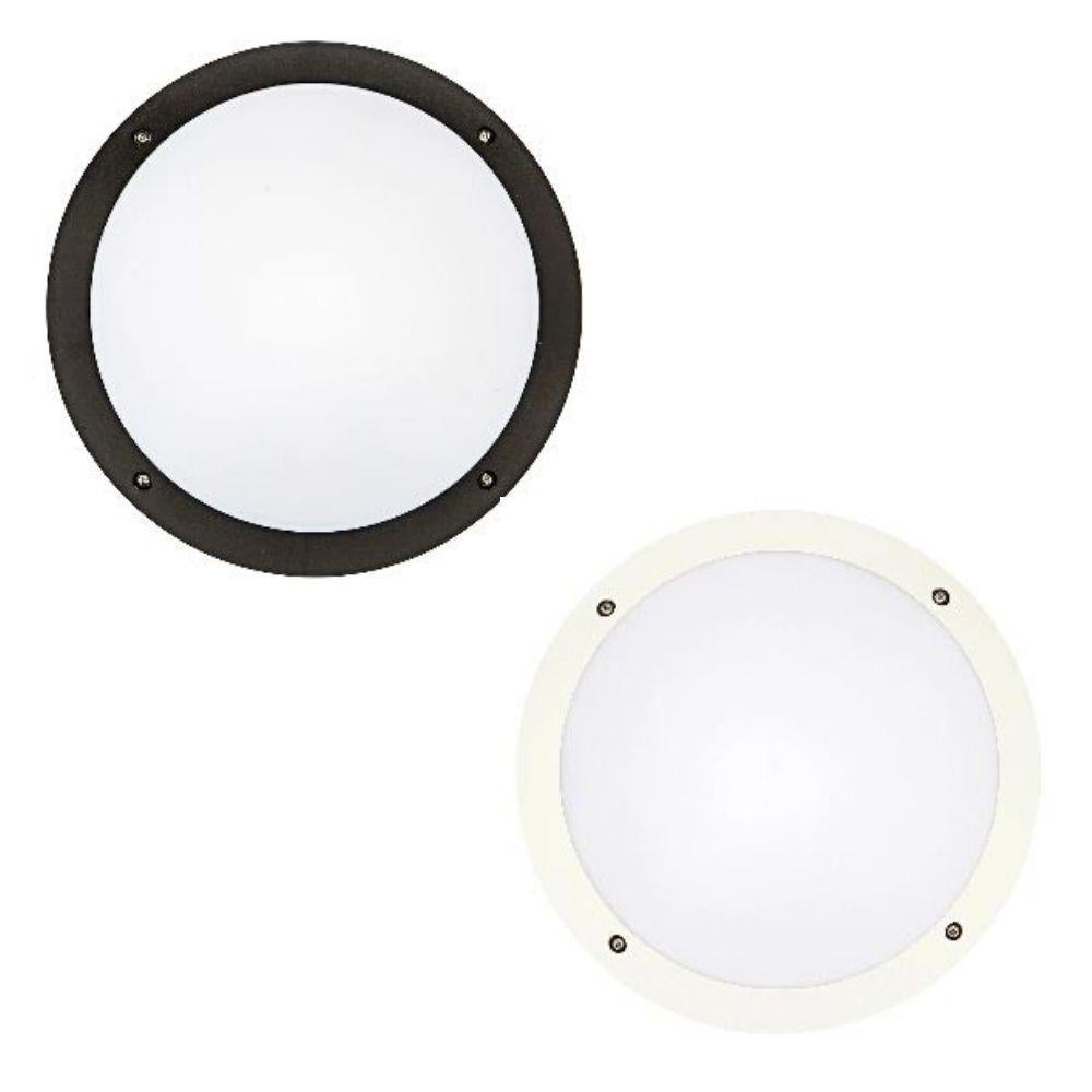 Brilliant HARDY Outdoor LED Plain Round Vandal Proof Bunker - 12W, IP66-Brilliant Lighting-Ozlighting.com.au