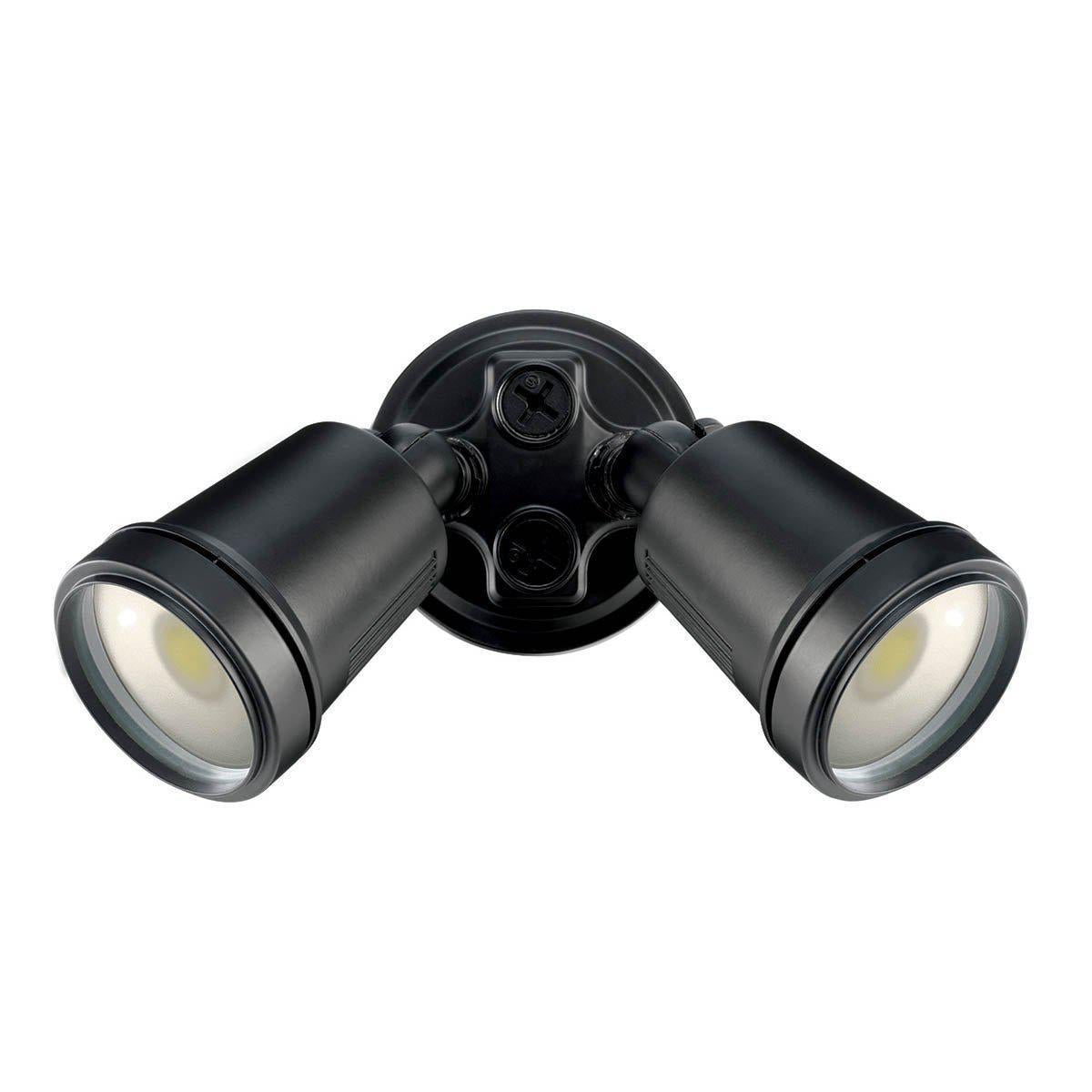 Brilliant HUNTER III Twin Head LED Outdoor Spotlight - 22W, IP44, 4200K-Brilliant Lighting-Ozlighting.com.au