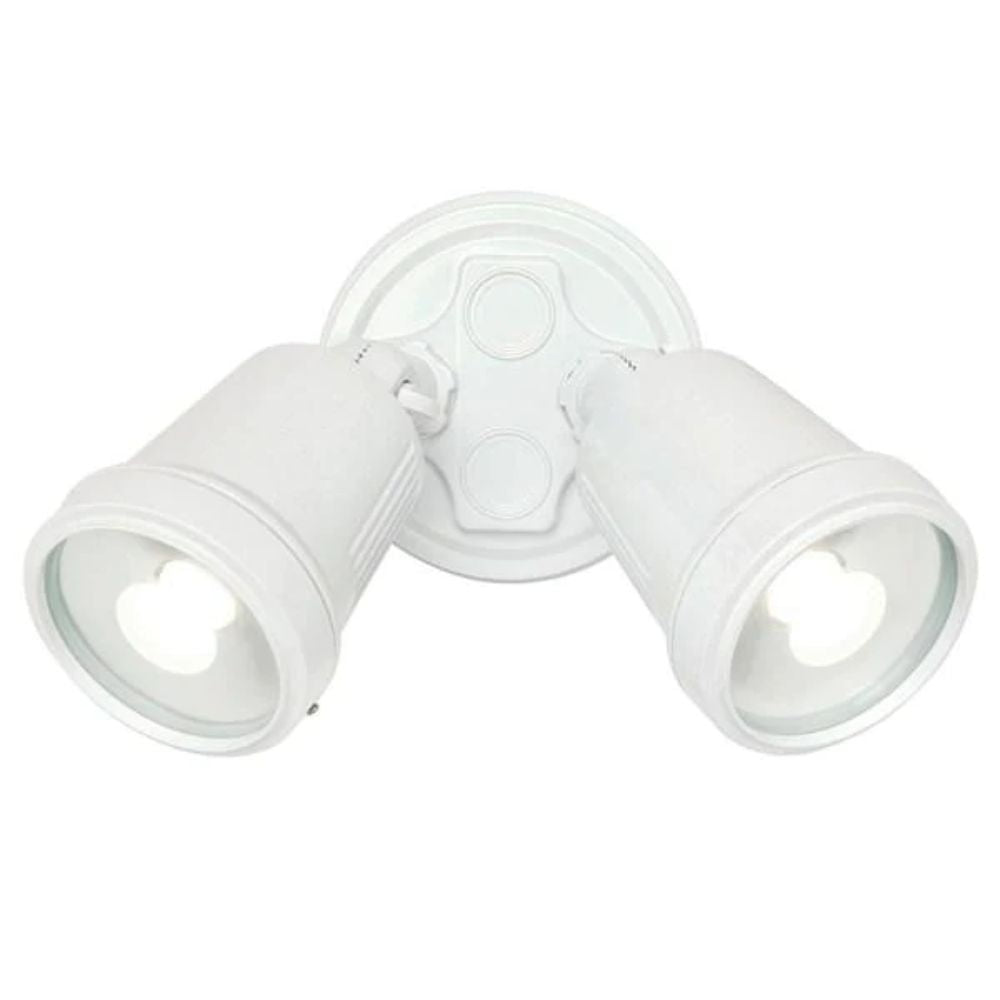 Brilliant HUNTER-TRIO Twin Head LED Outdoor Spotlight - 22W Tri-Colour, IP65-Brilliant Lighting-Ozlighting.com.au
