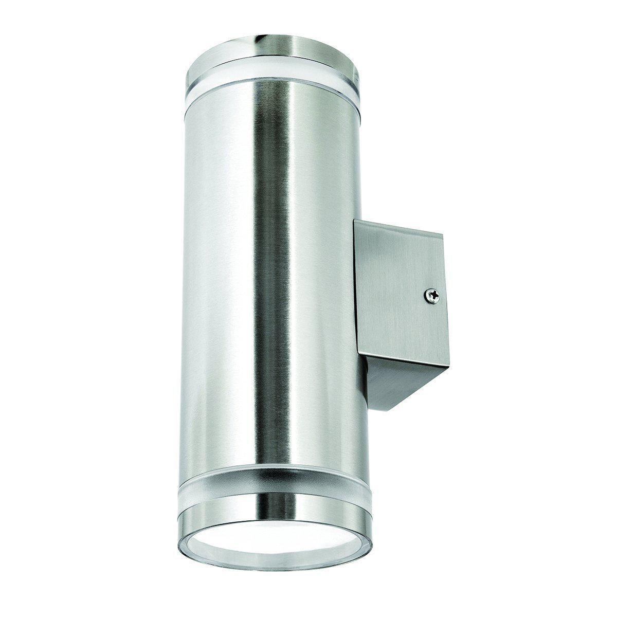 Brilliant LETO-2WB Outdoor Up/Down Wall Light - 2xGU10, IP44, 304 Stainless Steel-Brilliant Lighting-Ozlighting.com.au