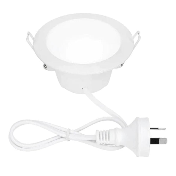 Brilliant MONOLED - 8W LED Dimmable Flat Face PC Downlight IP44 - 3000K-Brilliant Lighting-Ozlighting.com.au