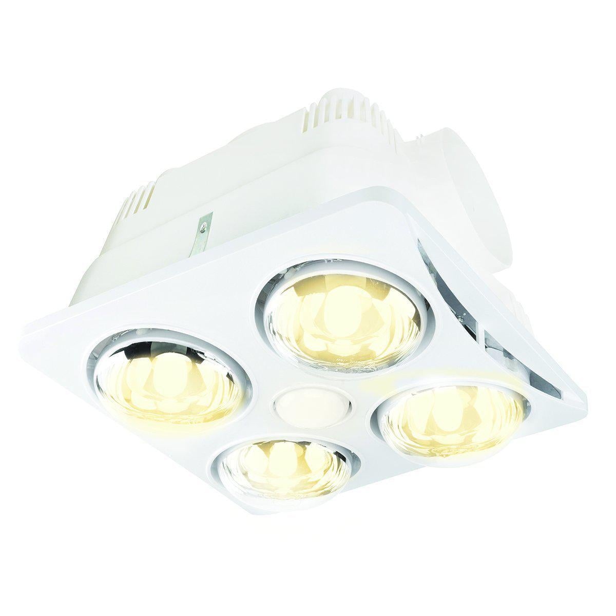 Brilliant NEWTON-4 Bathroom Heater-Light-Exhaust Fan - 3-in-1-Brilliant Lighting-Ozlighting.com.au