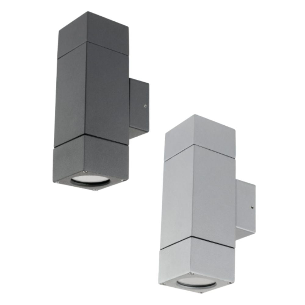 Brilliant PRAIRIE Up/Down Outdoor Wall Light - 2 x 11W, IP54-Brilliant Lighting-Ozlighting.com.au