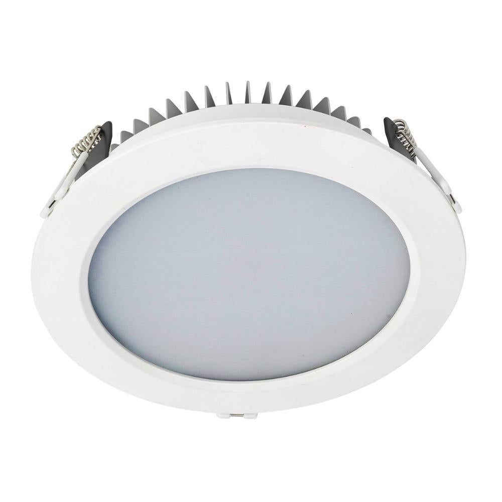 Brilliant RAMSIS LED Downlight - 13W/15W/18W/24W Tri-Colour Dimmable Flat Face, IP44, Tri-Colour-Brilliant Lighting-Ozlighting.com.au