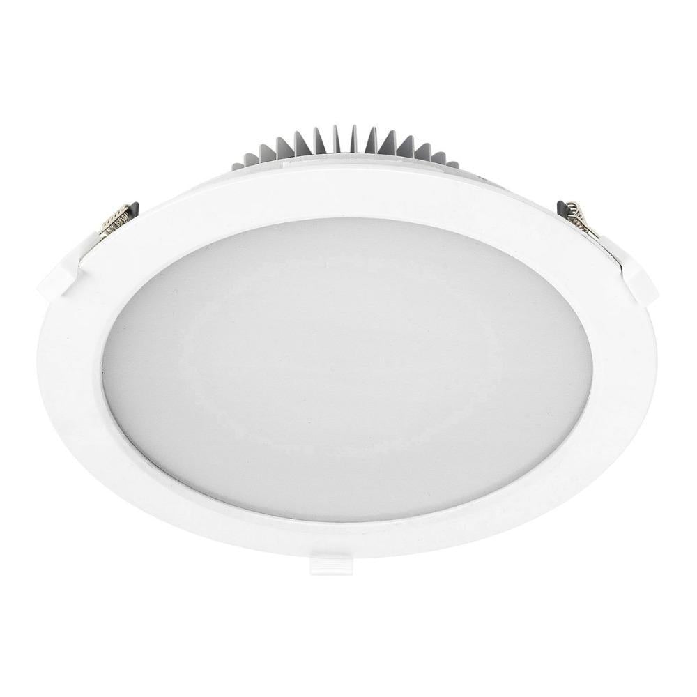Brilliant RAMSIS LED Downlight - 13W/15W/18W/24W Tri-Colour Dimmable Flat Face, IP44, Tri-Colour-Brilliant Lighting-Ozlighting.com.au