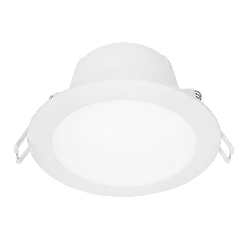 Brilliant ROUND LED Downlight - 8.5W Dimmable Round Flat Face PC, IP44, 4200K-Brilliant Lighting-Ozlighting.com.au