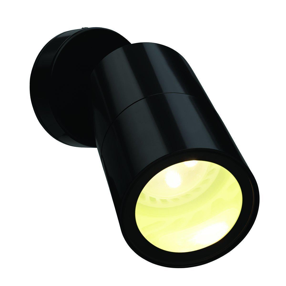 Brilliant SEAFORD-1WB LED Outdoor Wall Light - 4W GU10 Adjustable, IP65, 3000K-Brilliant Lighting-Ozlighting.com.au