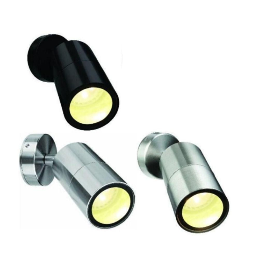 Brilliant SEAFORD-1WB LED Outdoor Wall Light - 4W GU10 Adjustable, IP65, 3000K-Brilliant Lighting-Ozlighting.com.au