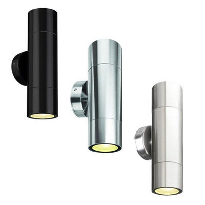 Brilliant SEAFORD-2WB - 2X4W GU10 Up/Down Exterior LED Wall Light IP65-Brilliant Lighting-Ozlighting.com.au