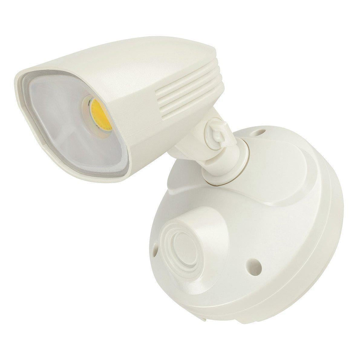 Brilliant SHIELDER Single Head LED Outdoor Spotlight - 1x10W Adjustable PC, IP54, 4200K-Brilliant Lighting-Ozlighting.com.au
