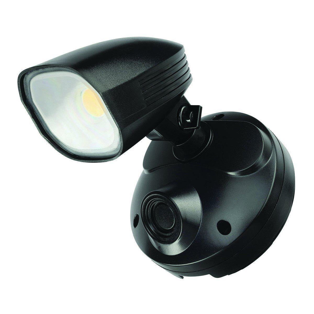 Brilliant SHIELDER Single Head LED Outdoor Spotlight - 1x10W Adjustable PC, IP54, 4200K-Brilliant Lighting-Ozlighting.com.au