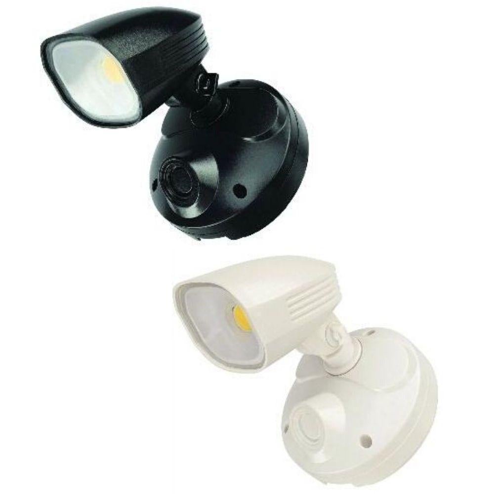 Brilliant SHIELDER Single Head LED Outdoor Spotlight - 1x10W Adjustable PC, IP54, 4200K-Brilliant Lighting-Ozlighting.com.au