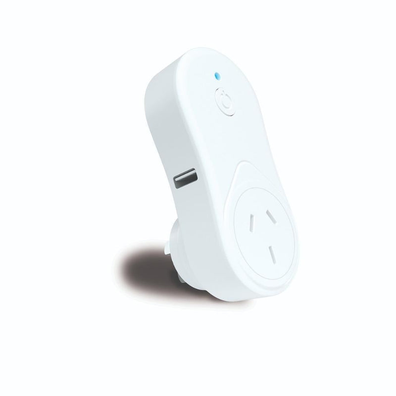 Brilliant SMART-IRELAND - WiFi Wall Plug Socket with USB Charger-Brilliant Lighting-Ozlighting.com.au