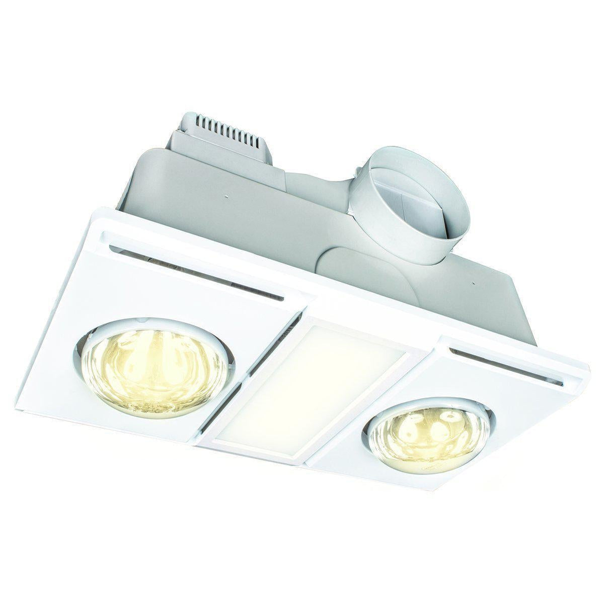 Brilliant SUPERNOVA-2 Bathroom Heater-Light-Exhaust Fan - 3-in-1-Brilliant Lighting-Ozlighting.com.au